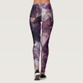 Amethyst Crystals Yoga Energy Leggings (Achterkant)