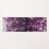 Amethyst Crystals Yoga Energy Yoga Mat (Achterkant (horizontaal))