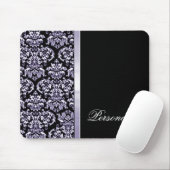 Amethyst Damask Ribbon Mousepad Muismat (Met muis)