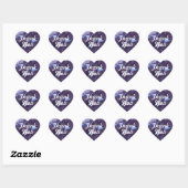 Amethyst Dank Je Hart Sticker (Vel)