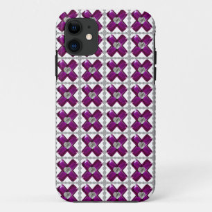 Amethyst Diamond Art, Paars Case-Mate iPhone Case