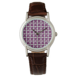 Amethyst Diamond Art, Paars Horloge