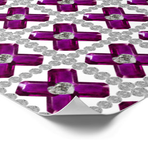 Amethyst Diamond Art, Paars Poster