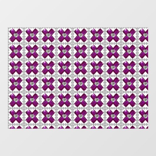 Amethyst Diamond Art, Paars Raamsticker (Vel)