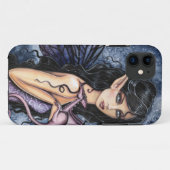 Amethyst Draak Paarse Fee Fantasie Kunst Case-Mate iPhone Case (Achterkant (horizontaal))