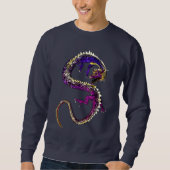 Amethyst Dragon Mannen Shirten Trui (Voorkant)