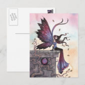 Amethyst Dream Fantasy Fairy Briefkaart (Voorkant / Achterkant)
