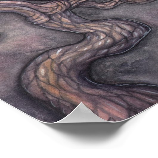 Amethyst Dream Gothic Fantasy Fairy Poster (Hoek)