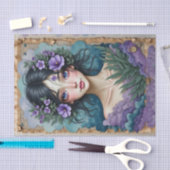 Amethyst Dreamer | Ontkoppelingspapier 💜🌧️ Tissuepapier (Craft)