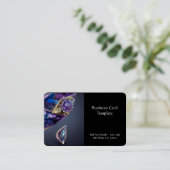 Amethyst en Gemstone Jewelry Visitekaartje (Staand voorkant)