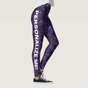 Amethyst Encantation Paars Blue CUSTOM TEKST Leggings