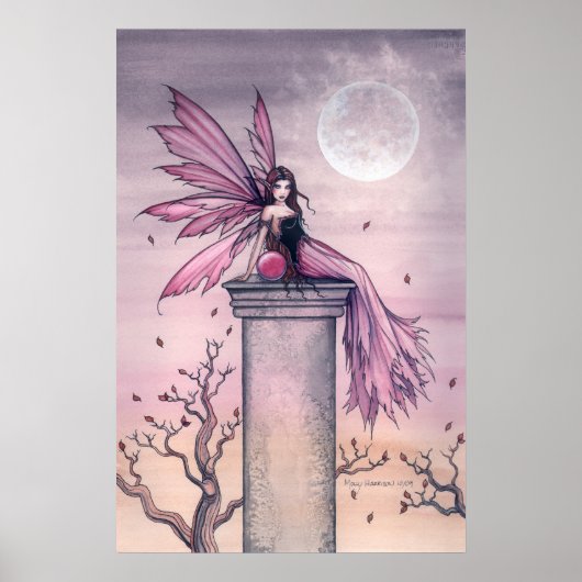 Amethyst Fairy Poster Print door Molly Harrison (Voorkant)