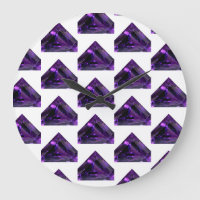 Amethyst, februari Birthstone Paars Grote klok
