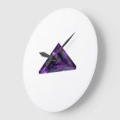 Amethyst, februari Birthstone Paars Grote klok (Hoek)