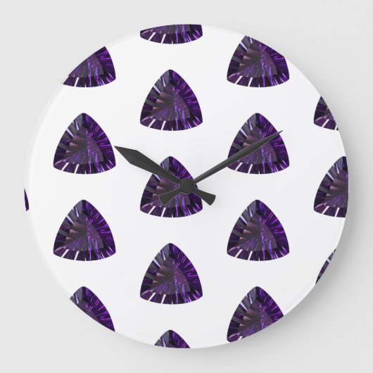 Amethyst, februari Birthstone Paars Grote klok (Voorkant)