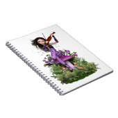 Amethyst Fee ~ Zoete Melodie Notitieboek (Rechterzijde)