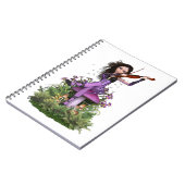 Amethyst Fee ~ Zoete Melodie Notitieboek (Linkerzijde)