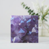 Amethyst foto Blank Kaart (Staand voorkant)