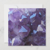 Amethyst foto Blank Kaart (Voorkant)