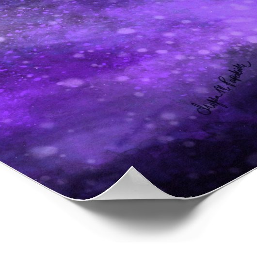 Amethyst Galaxy Poster (Hoek)