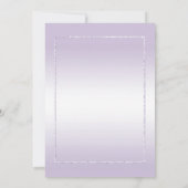 Amethyst Gem & Glitter 33rd Wedding Jubileum in Kaart (Achterkant)