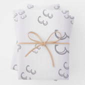 Amethyst Gem & Glitter 33rd Wedding Jubileum Inpakpapier Vel (In situ)