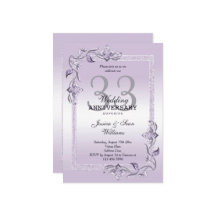 Amethyst Gem & Glitter 33rd Wedding Jubileum