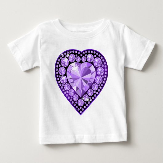 Amethyst Gem hart (Voorkant)