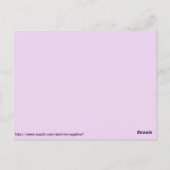 Amethyst gem violet kristal steen briefkaart (Achterkant)