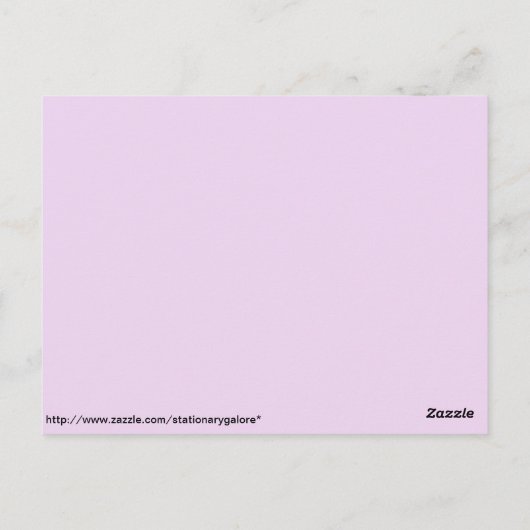 Amethyst gem violet kristal steen briefkaart (Achterkant)