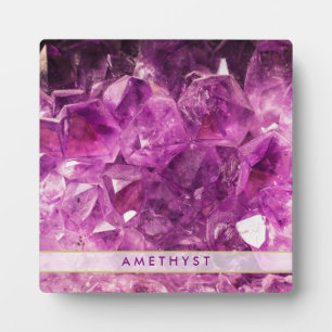 Amethyst Gemstone Afbeelding Shiny and Sparkly Fotoplaat