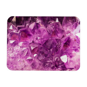Amethyst Gemstone Afbeelding Shiny and Sparkly Magneet