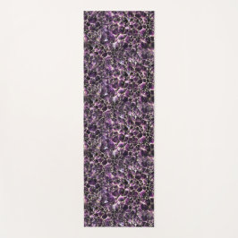 Amethyst Gemstone Crystal Print Yogamat