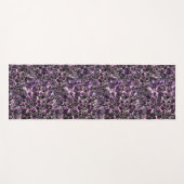 Amethyst Gemstone Crystal Print Yogamat (Voorkant (horizontaal))