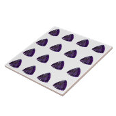 Amethyst Gemstone, February Birthstone, Purple Tegeltje (Zijkant)