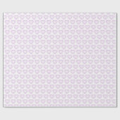 Amethyst gemstone harline art patroonomhulsel cadeaupapier (Vlak)