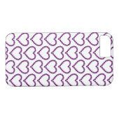 Amethyst Gemstone Heart Paars Case-Mate iPhone Case (Achterkant (Horizontaal))