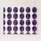 Amethyst Gemstone Legpuzzel (Horizontaal)