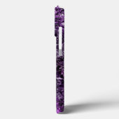 Amethyst Gemstone met Name Hoesje-Mate iPhone Case (Achterkant / Links)
