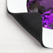 Amethyst Gemstone Muismat (Hoek)