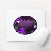 Amethyst Gemstone Muismat (Met muis)