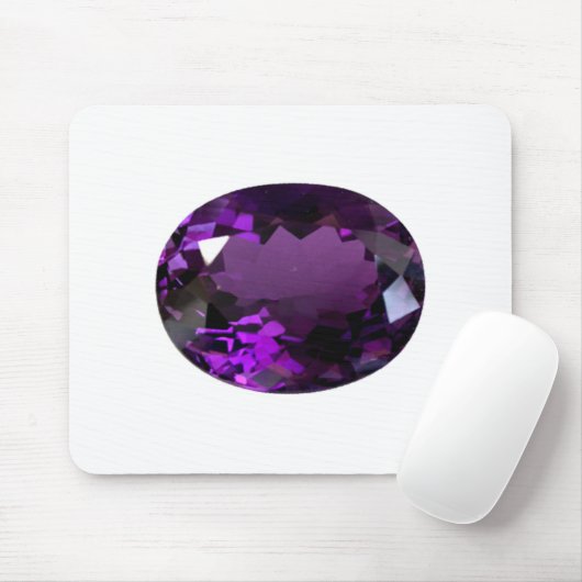 Amethyst Gemstone Muismat (Met muis)