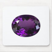 Amethyst Gemstone Muismat (Voorkant)