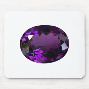Amethyst Gemstone Muismat