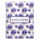 Amethyst Gemstone Notitieboek (Voorkant)