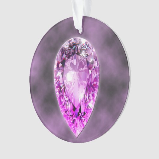 Amethyst Gemstone Ornament (voorkant)