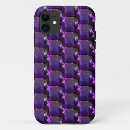 Amethyst Gemstone Paars Case-Mate iPhone Case