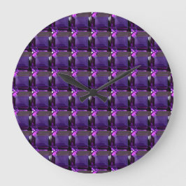 Amethyst Gemstone Paars Grote Klok