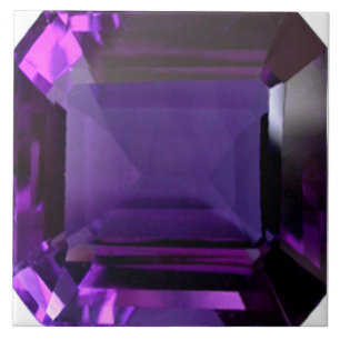 Amethyst Gemstone Paars Tegeltje