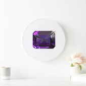 Amethyst Gemstone van februari Paars Grote Klok (Huis)